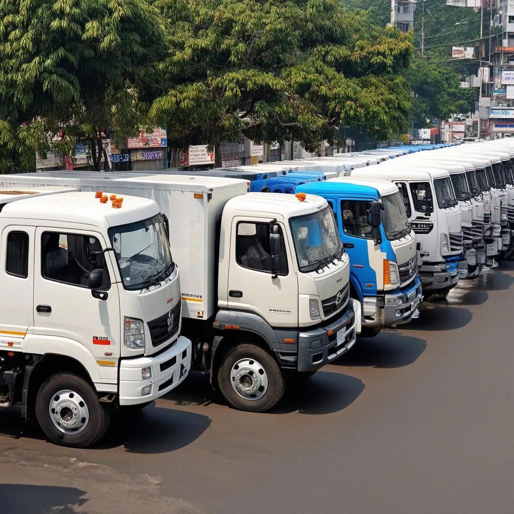 XE TẢI HÀ NỘI's truck selection