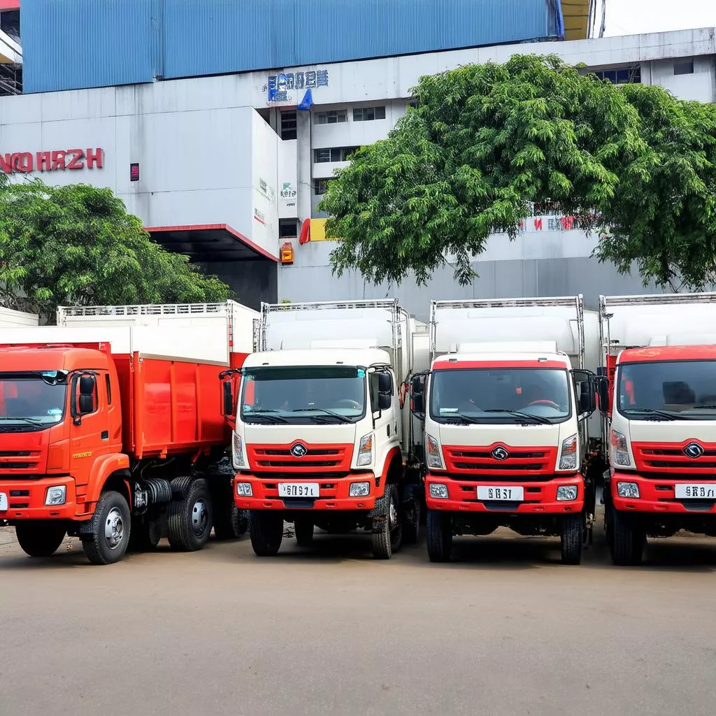 Các loại xe tải Hà Nội