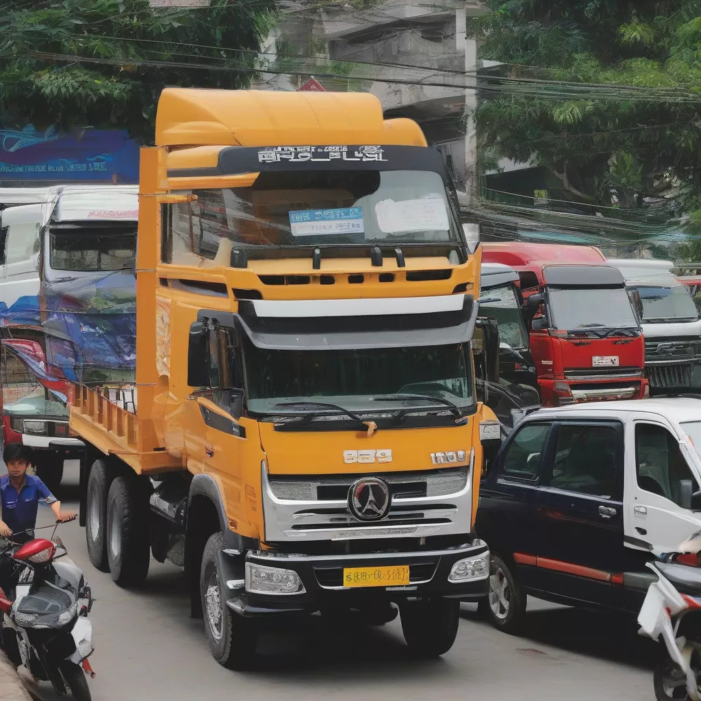 Various Trucks in Hanoi