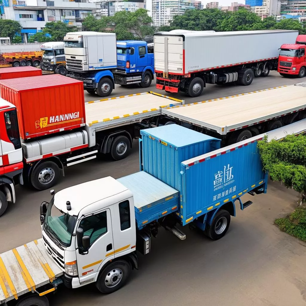 Các loại xe tải tại Hà Nội