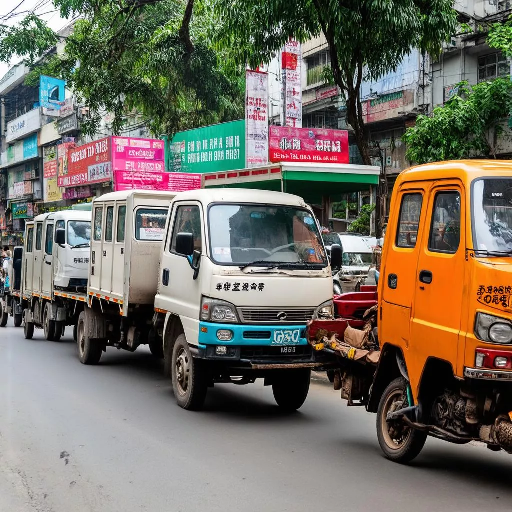 Các loại xe tải tại Hà Nội