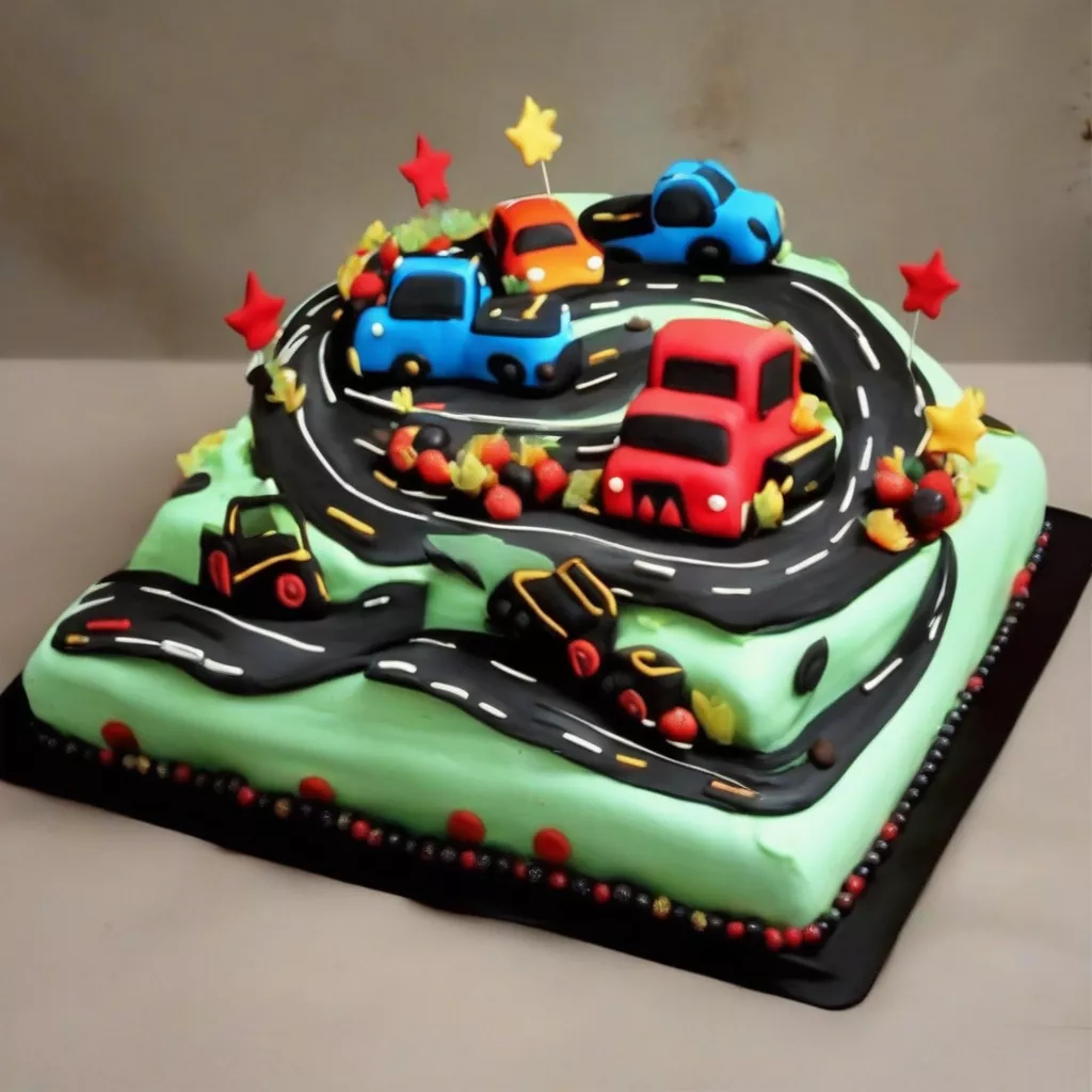 Beautiful truck birthday cake designs