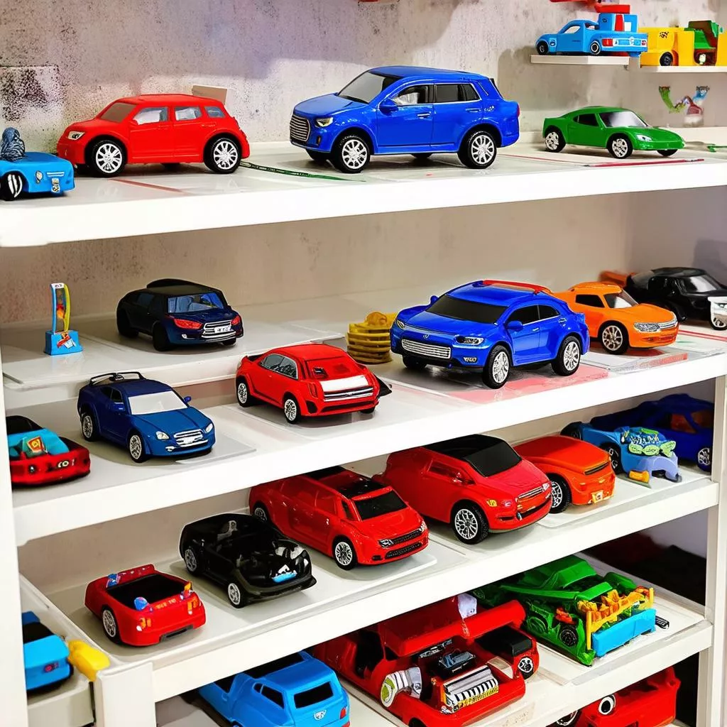 Các mẫu giá để ô tô đồ chơi đẹp