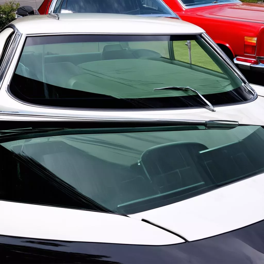 Various Classic car window tint samples
