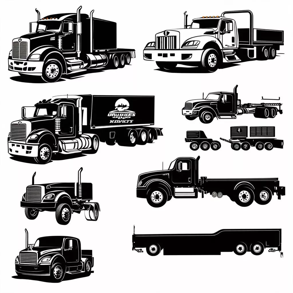 Various Truck Decal Designs