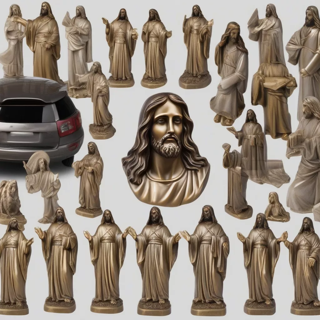 Các mẫu tượng Chúa để ô tô