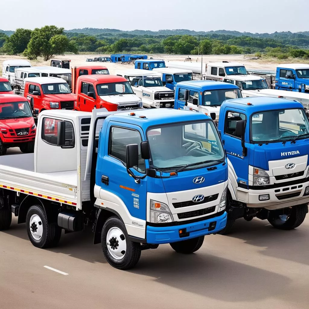 Modelos de camiões Hyundai