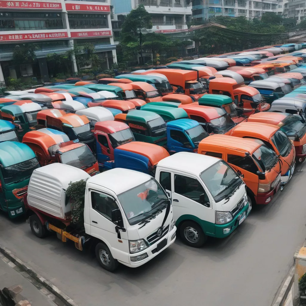 Các mẫu xe tải hiện đại tại Hà Nội