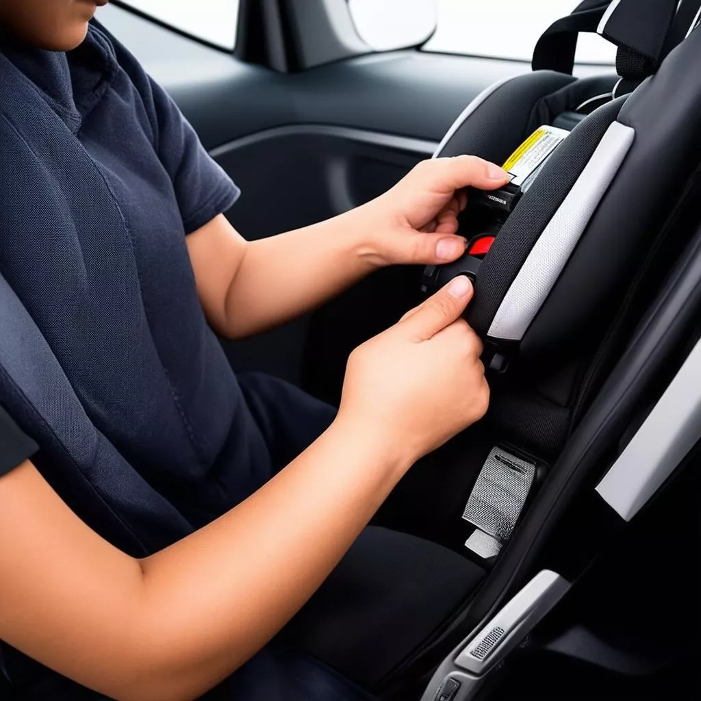 Installing a car seat