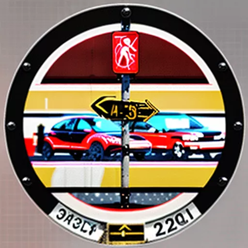 Panneau d'interdiction aux voitures particulières