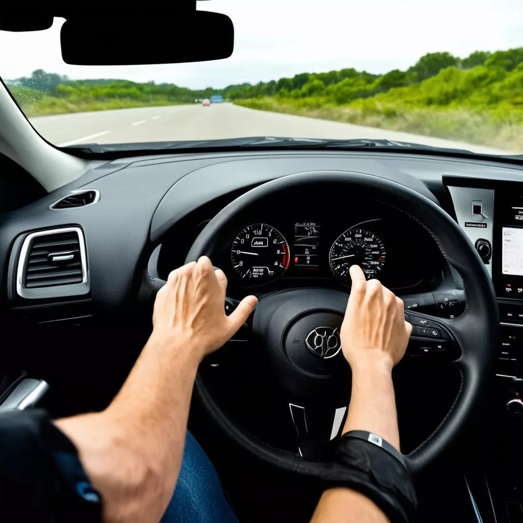 汽车道路定位练习