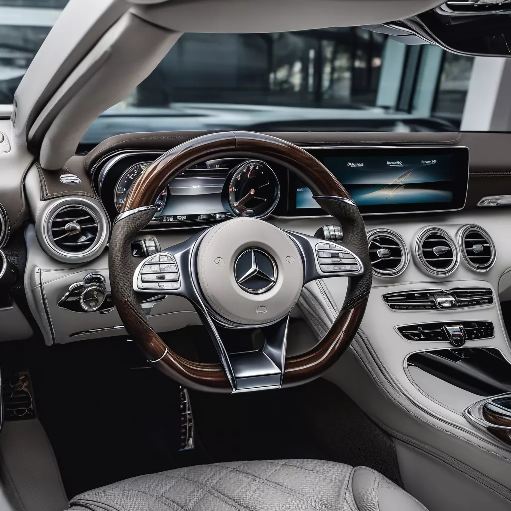 Modern Mercedes gear shift