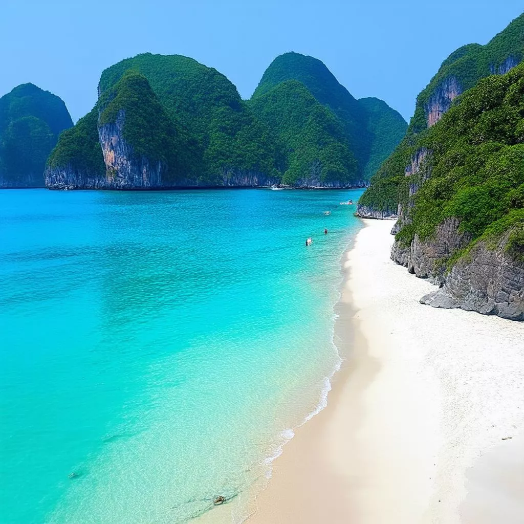 Cat Ba Island coastal scenery