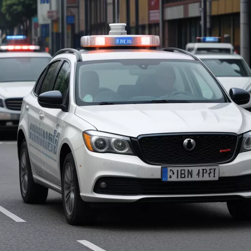 Verkehrspolizist im Einsatz