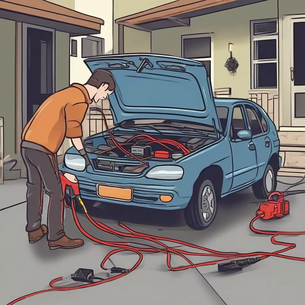 バッテリー上がり救援