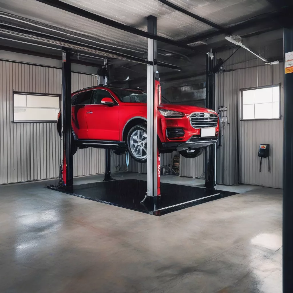 Elevador Monopilar Usado para Lavagem de Carros: Solução Ideal