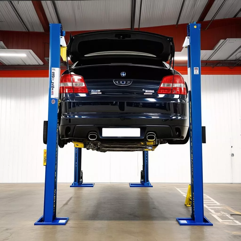 Cầu nâng ô tô 4 trụ