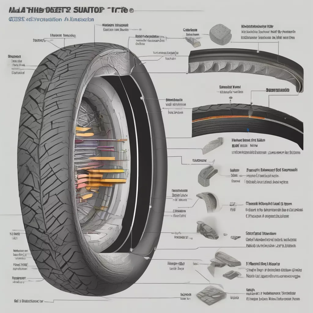 자동차 타이어 구조: 튼튼한 보호, 부드러운 운행