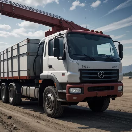 Unic Kran auf Dongfeng LKW