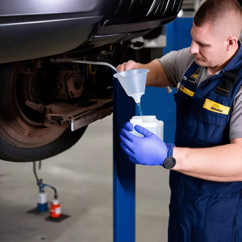 Châm Dầu Thắng Xe Ô Tô:  Những Điều Cần Biết Để Đảm Bảo An Toàn