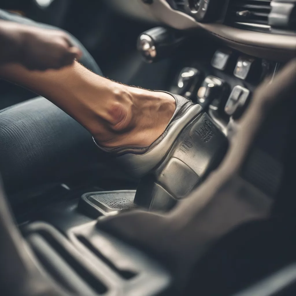 自動車ブレーキペダル：安全運転の要