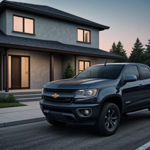 Pick-up Chevrolet Colorado azul