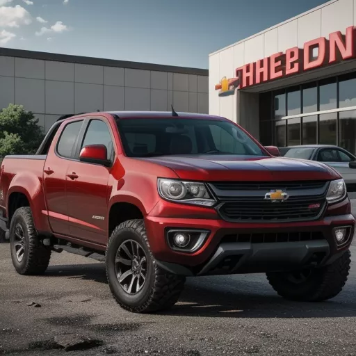 河内在售红色雪佛兰科罗拉多