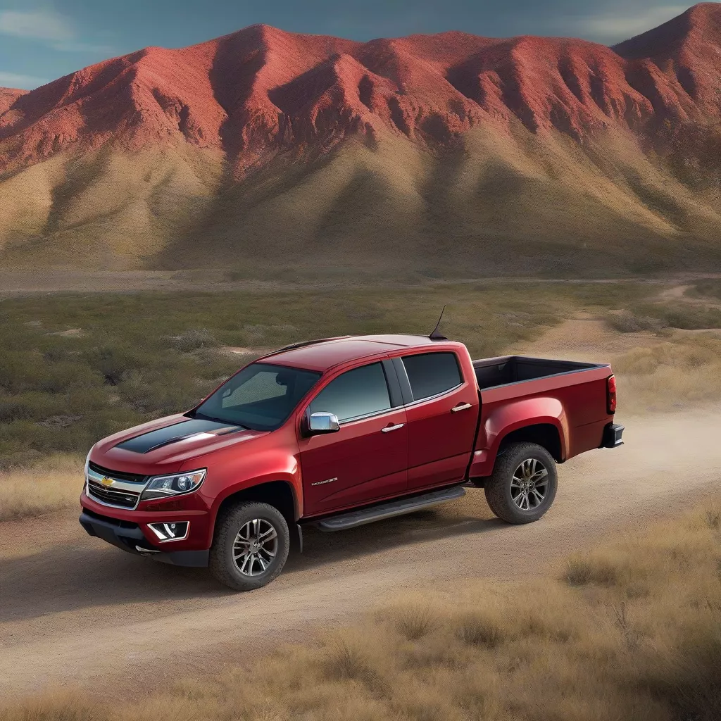 Red Chevrolet Colorado High Country