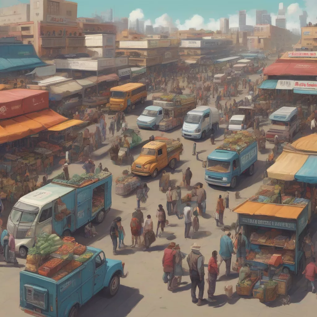 Chợ Ô Tô Định Công: Thiên Đường Xe Tải Cũ Cho Người Mê Cơ Khí