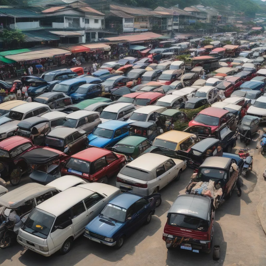 Chợ ô tô Ninh Bình: Điểm đến lý tưởng cho người mê xe tải