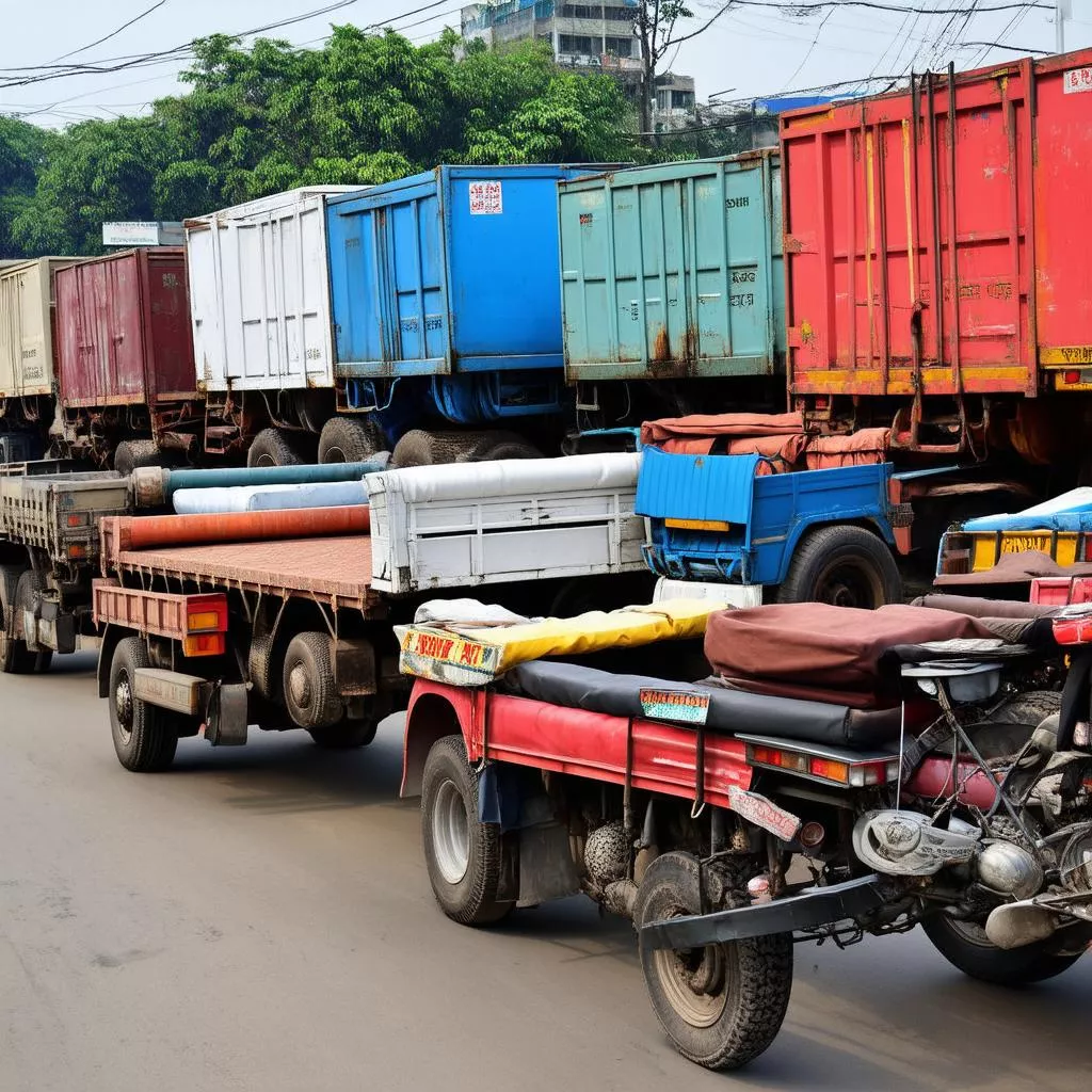Gebrauchtwagenmarkt für LKW in Bắc Giang: Paradies für günstige Nutzfahrzeuge