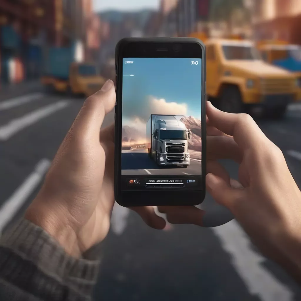 Chơi Game Ô Tô Chở Cát Trên Điện Thoại