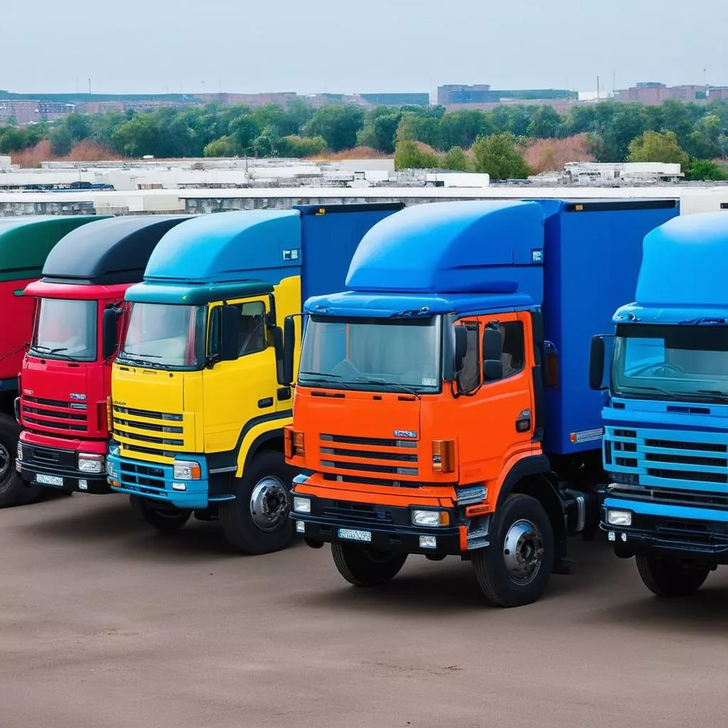 Chọn màu xe tải hợp phong thủy