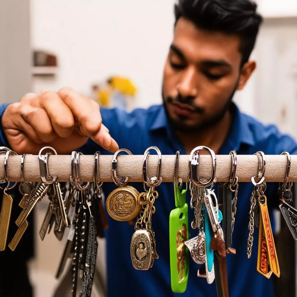 Choosing a feng shui compatible keychain