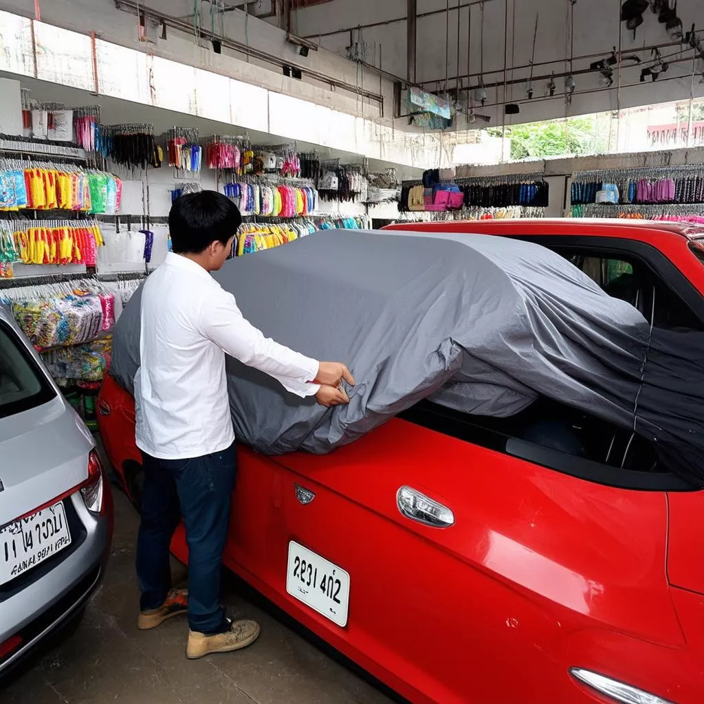 Chọn mua bạt phủ ô tô tại Hải Phòng