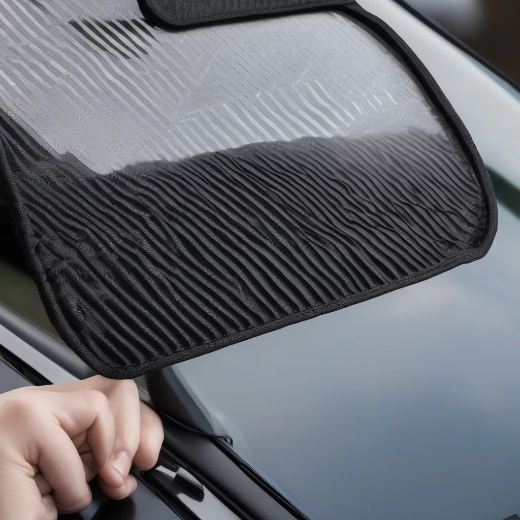 Chống chói ô tô kính gập