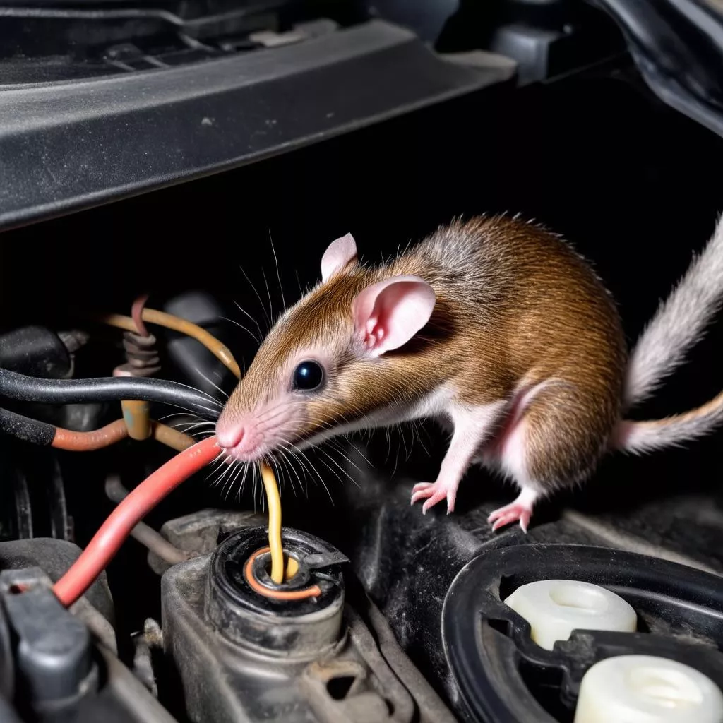 Chuột Gặm Nhấm Dây Điện Ô Tô