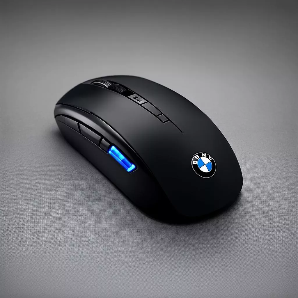 BMW car-shaped wireless mouse with LED lights