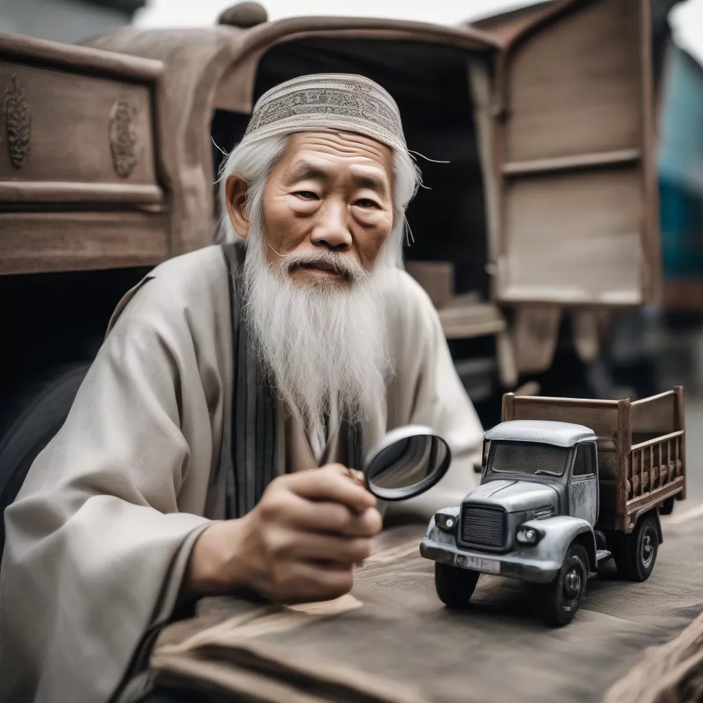 風水師がトラックを鑑定