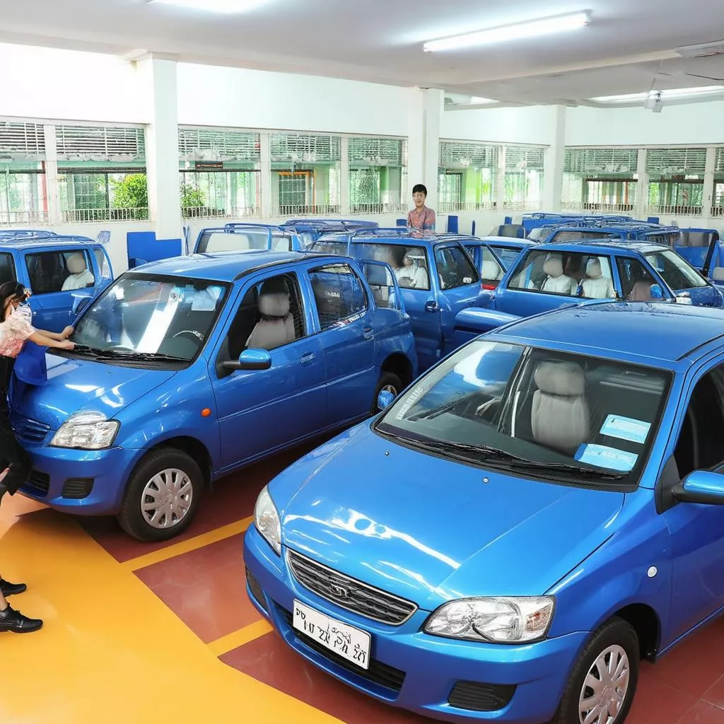 Cơ sở vật chất hiện đại tại Cao đẳng nghề ô tô Hà Nội