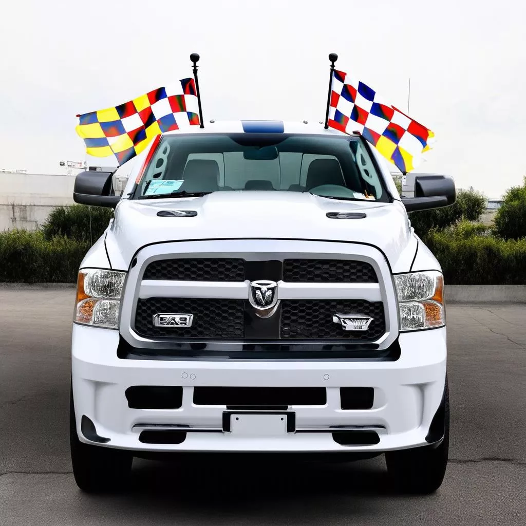 Cờ Trang Trí Ô Tô Thể Thao