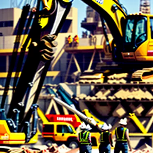 Công trình xây dựng sử dụng xe cuốc