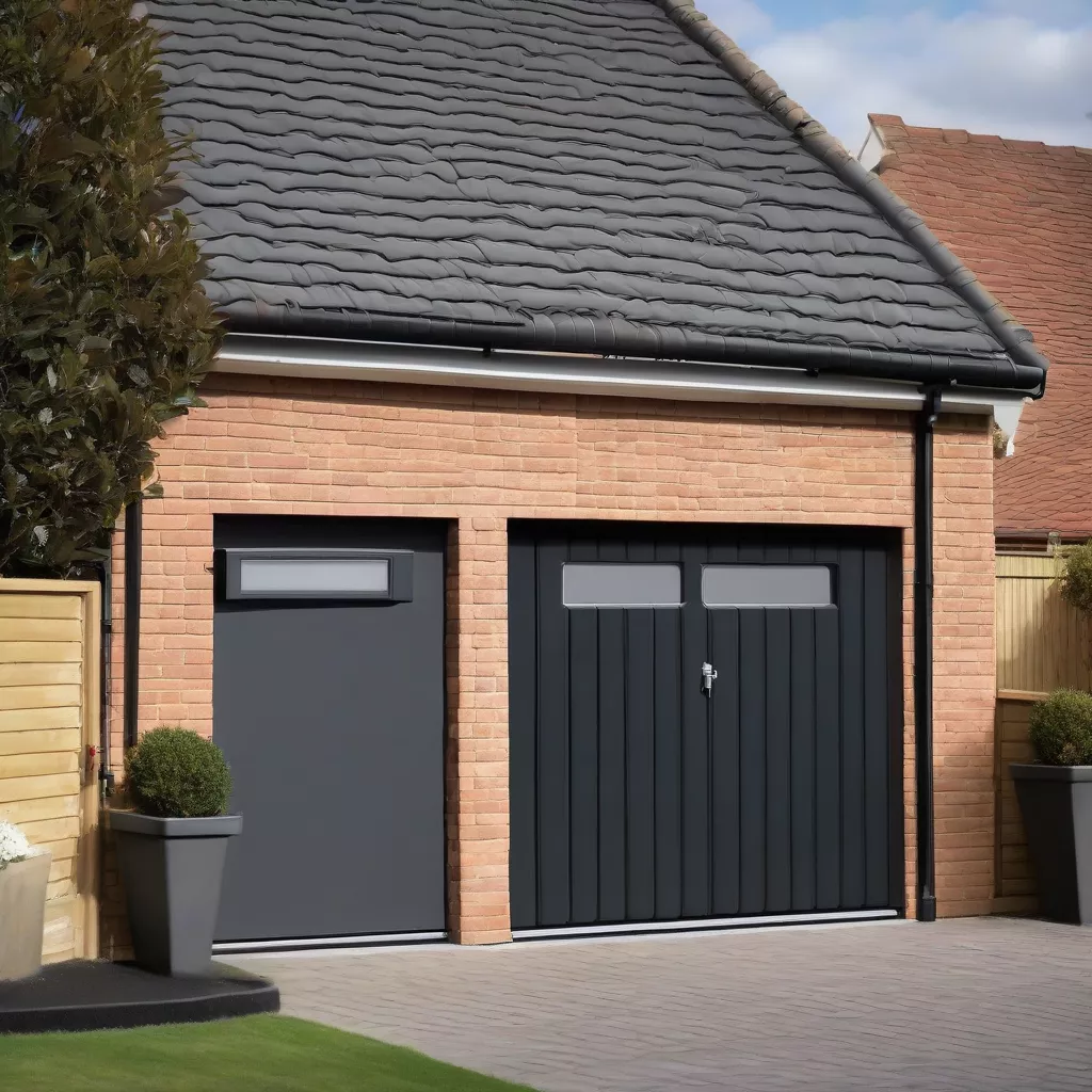 안전한 롤업 차고문