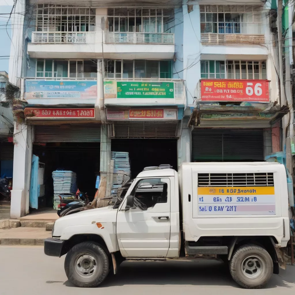 License plate shop for trucks in Da Nang