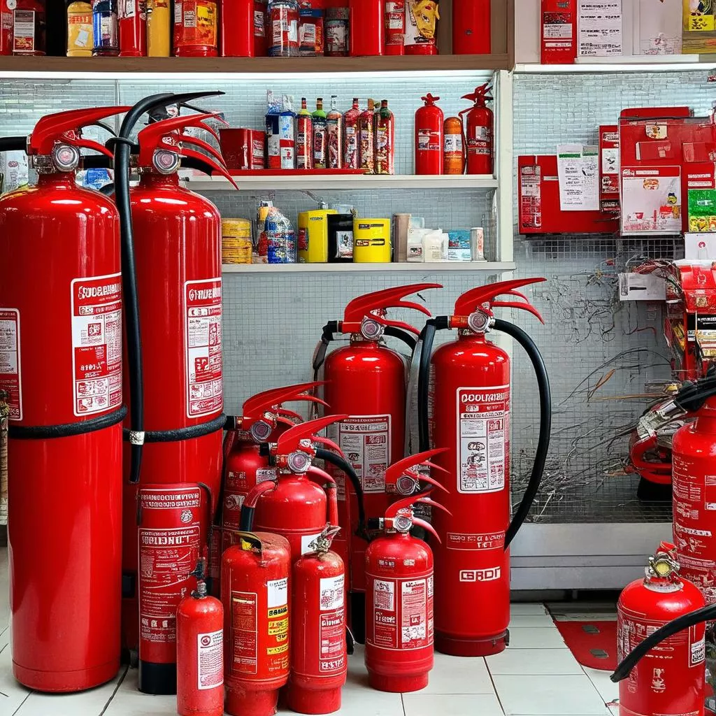 Car fire extinguisher shop