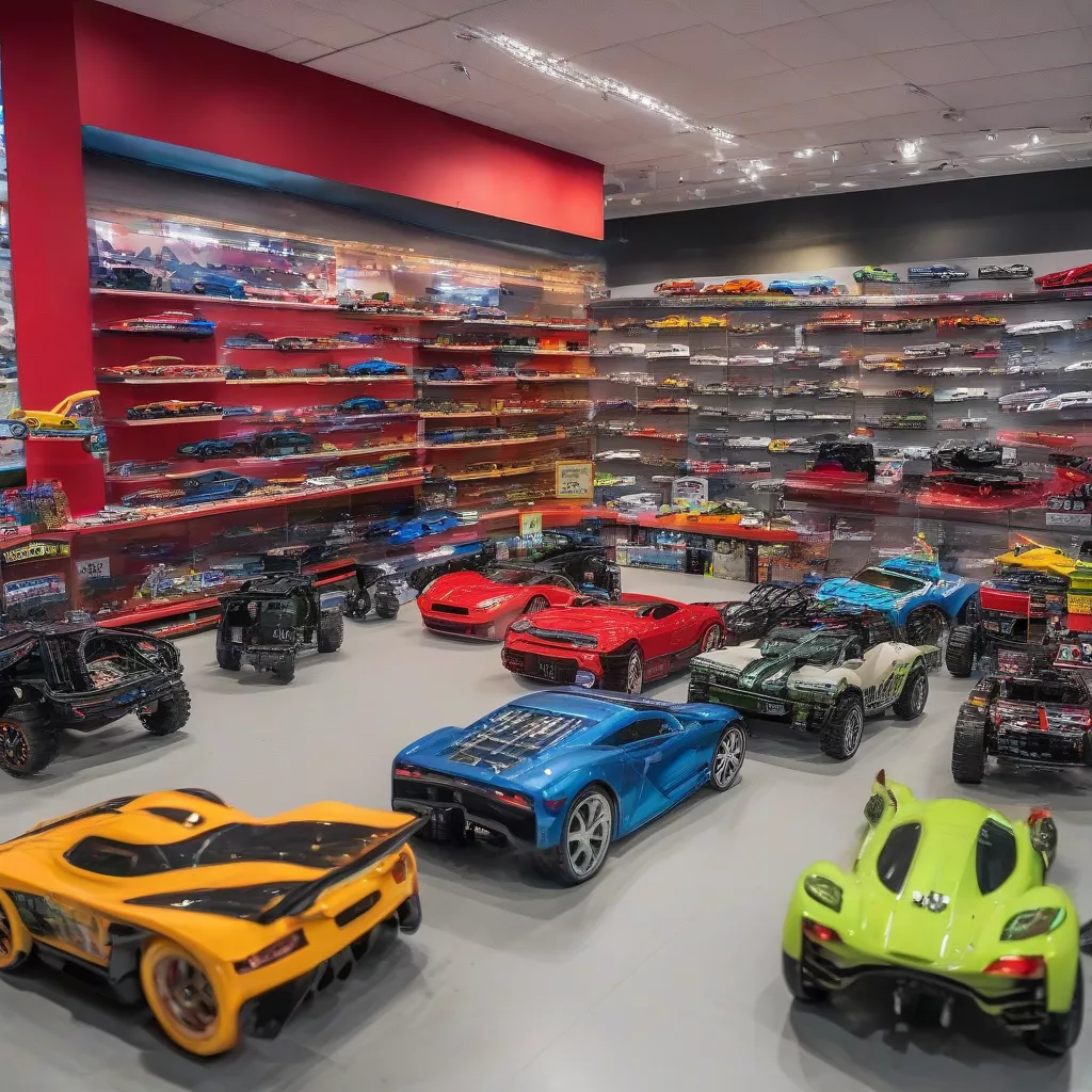 Cửa hàng bán ô tô điều khiển