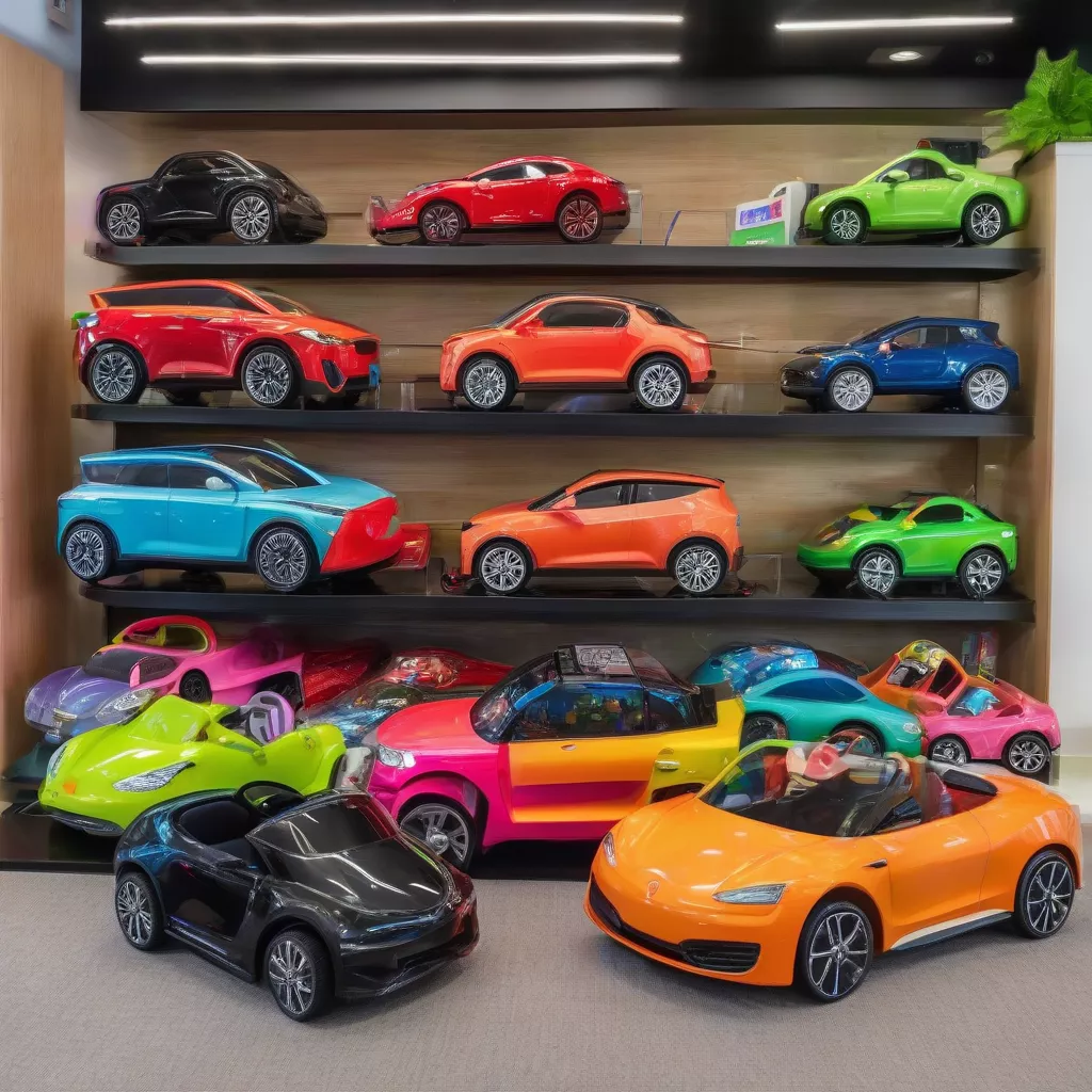 Cửa hàng bán xe hơi điện cho trẻ em