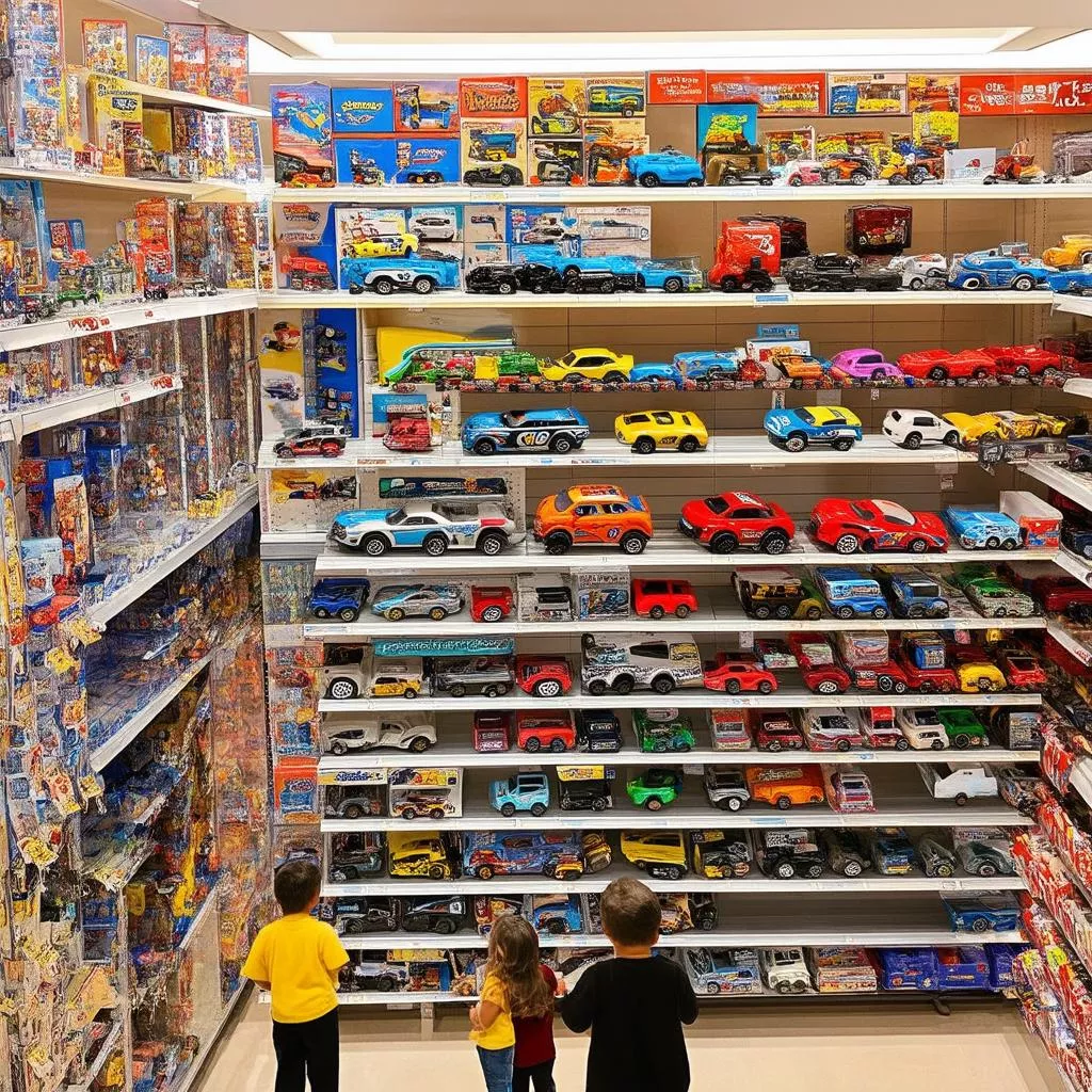 장난감 자동차 판매점