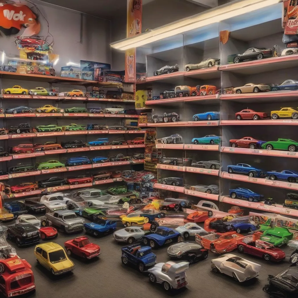 Superhero car toy store