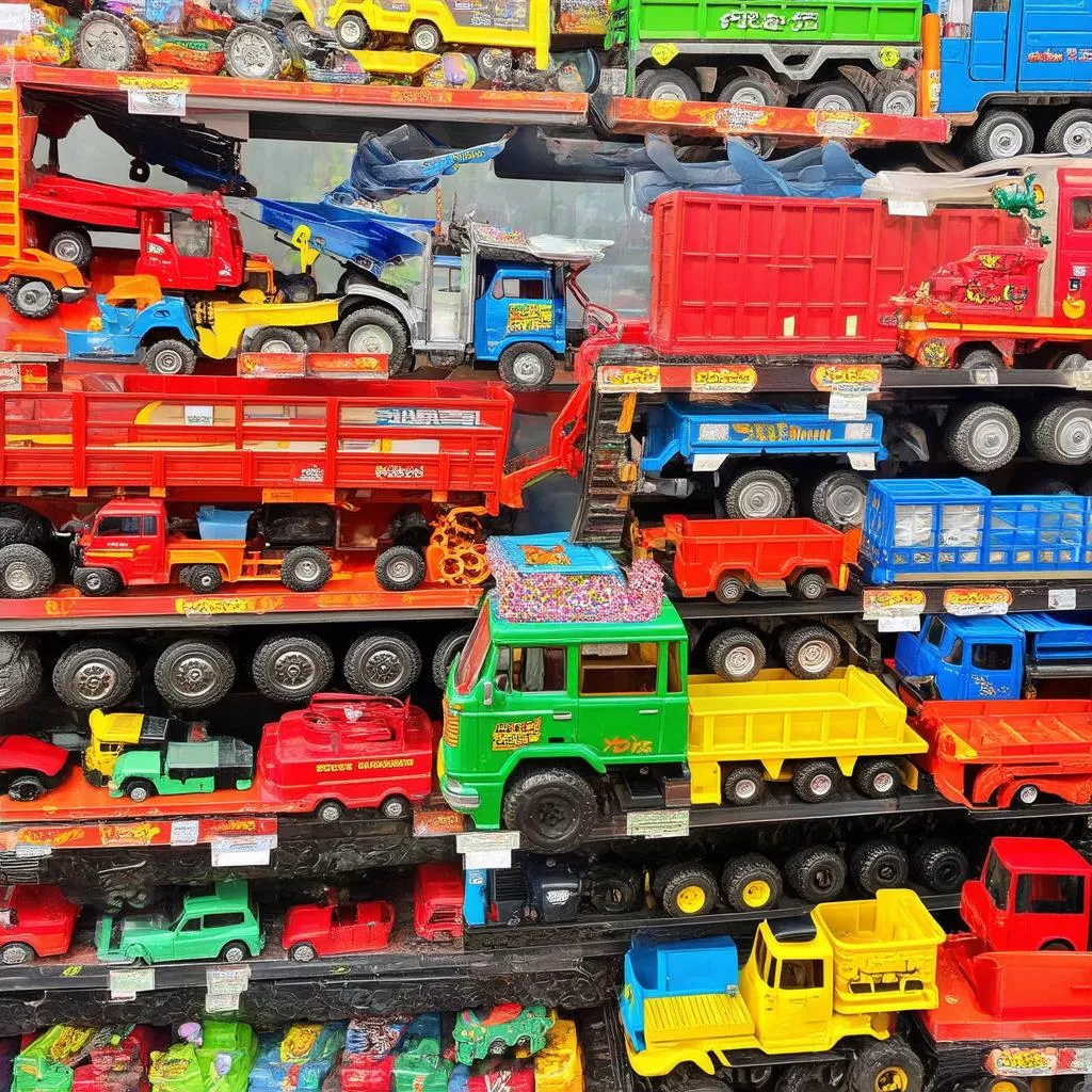 Toy car store in Hanoi